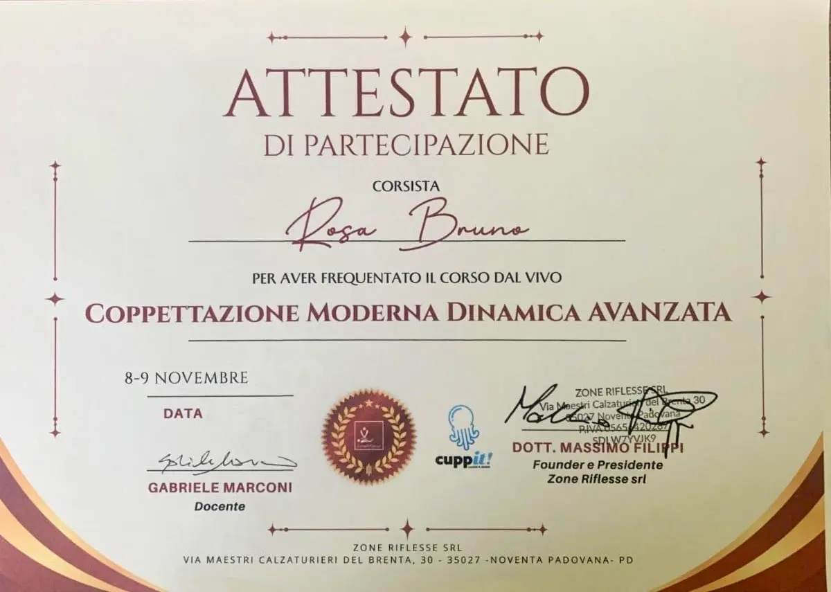 attestati coppettazione moderna dinamica a Como